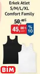 COMFORT FAMİLY ERKEK ATLET S/M/L/XL COMFORT FAMİLY ERKEK ATLET S/M/L/XL